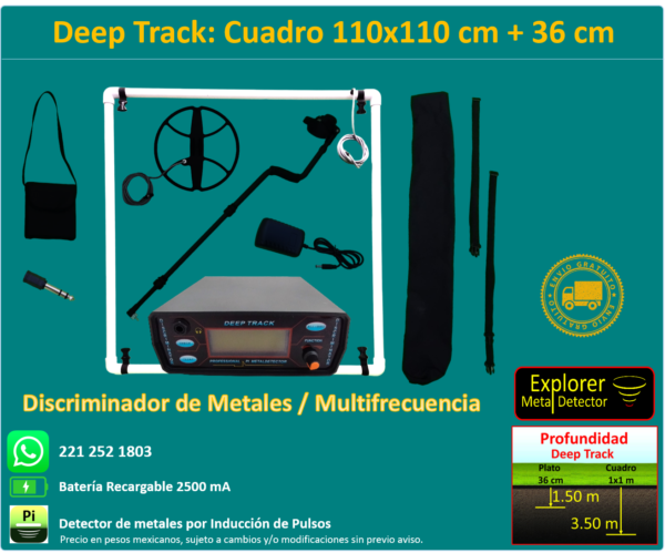DEEP TRACK 36 cm + CUADRO